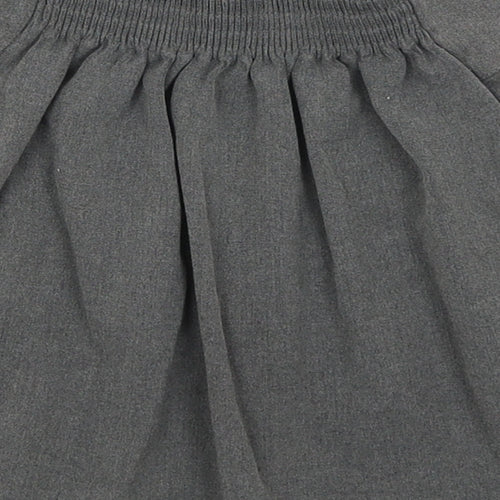 Preworn Girls Grey   Flare Skirt Size 3-4 Years