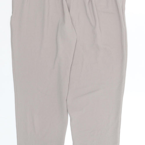 M&Co Womens Grey   Trousers  Size 12 L29 in