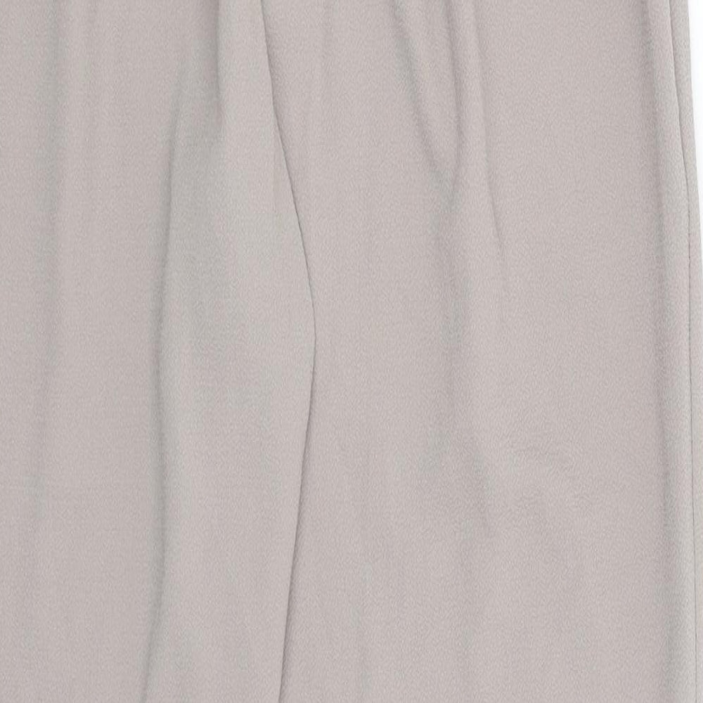M&Co Womens Grey   Trousers  Size 12 L29 in