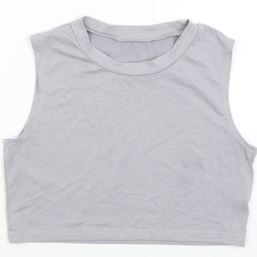 SheIn Womens Grey   Cropped Tank Size M