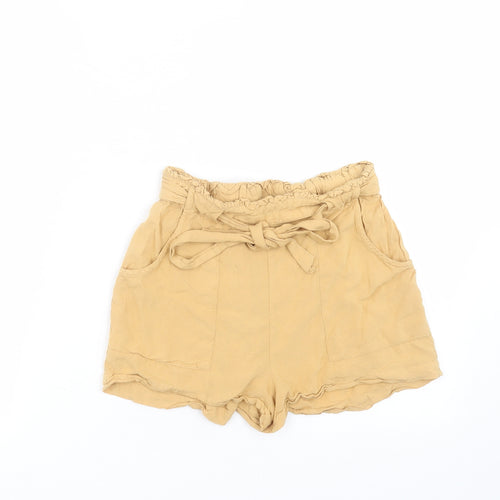 Primark Womens Beige   Hot Pants Shorts Size 10
