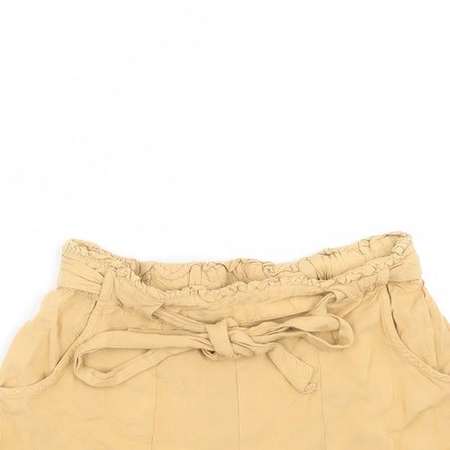 Primark Womens Beige   Hot Pants Shorts Size 10