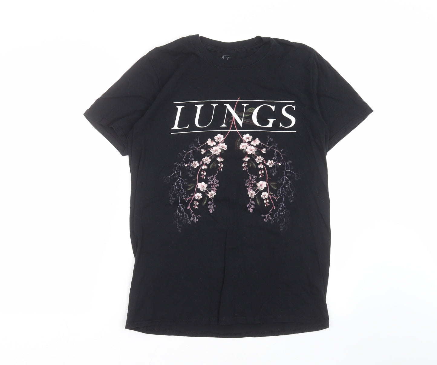 florence & the machine Womens Black   Basic T-Shirt Size M  - Lungs
