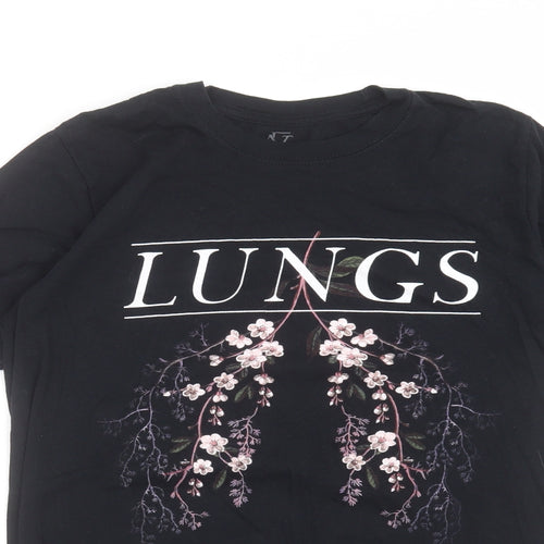 florence & the machine Womens Black   Basic T-Shirt Size M  - Lungs