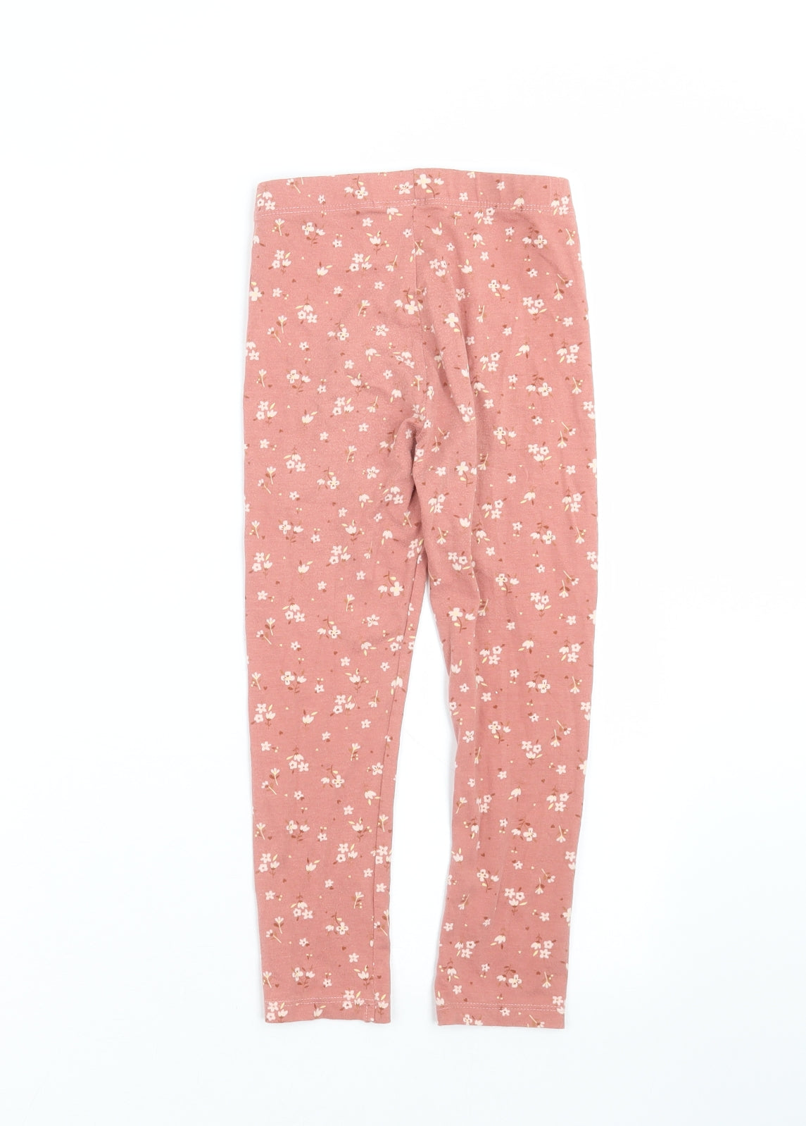 George Girls Pink Floral   Pyjama Pants Size 5-6 Years