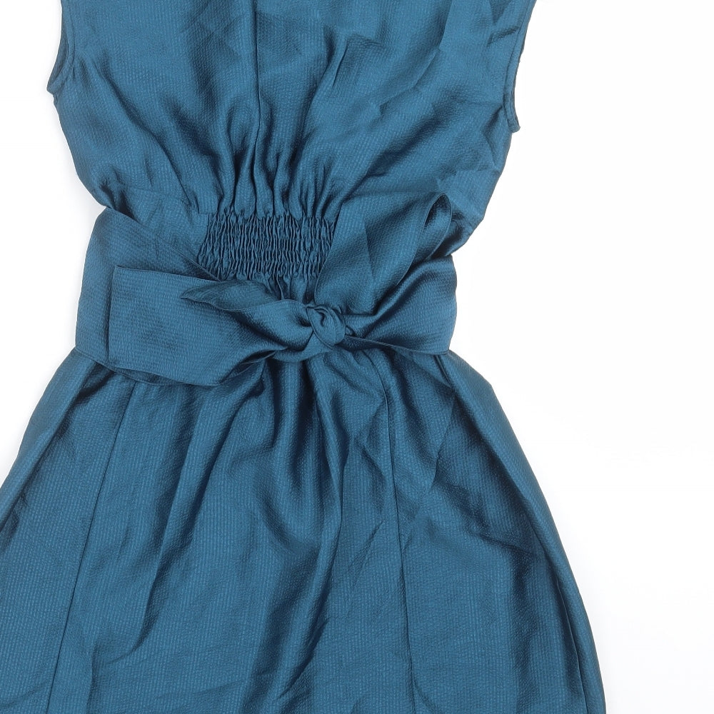 H&M Womens Blue   Fit & Flare  Size 10