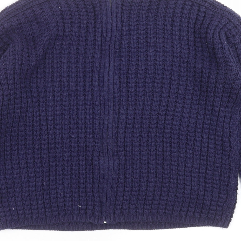 New Look Womens Blue  Knit Pullover Jumper Size 10