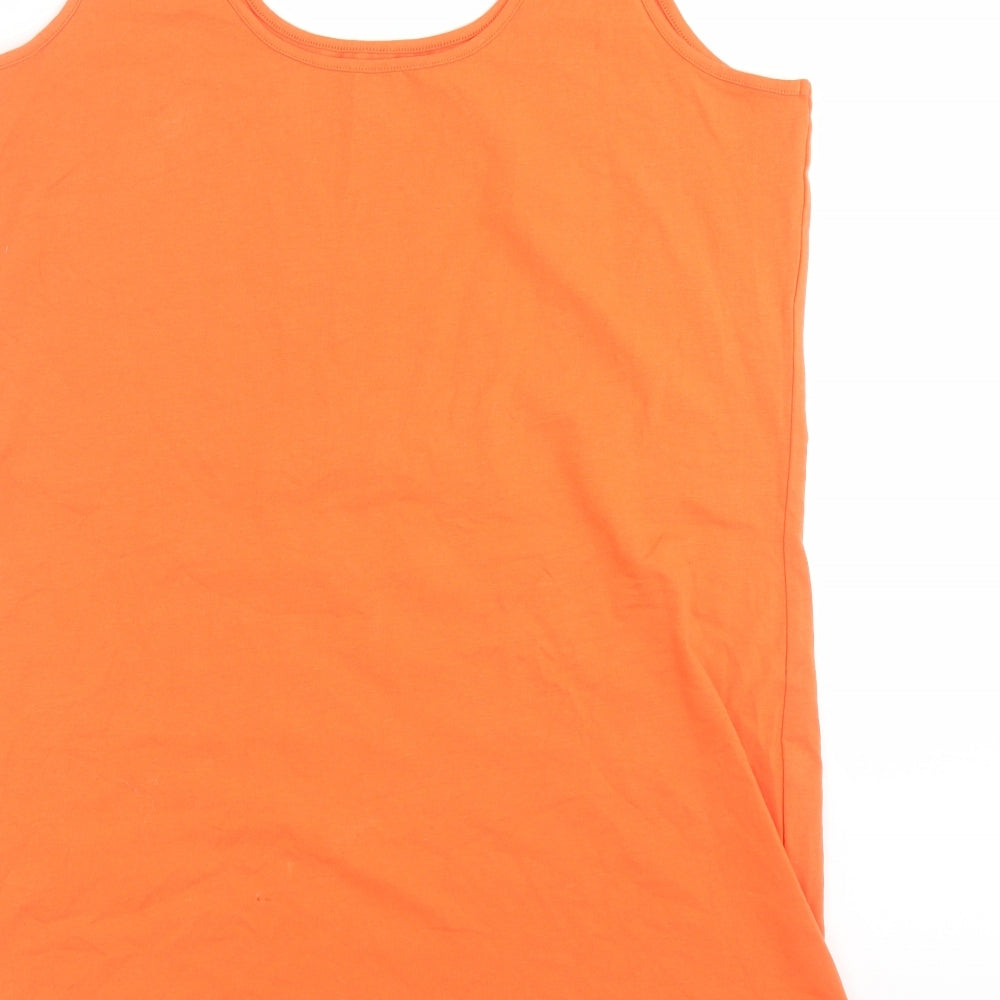 Papaya Womens Orange   Basic Tank Size 20