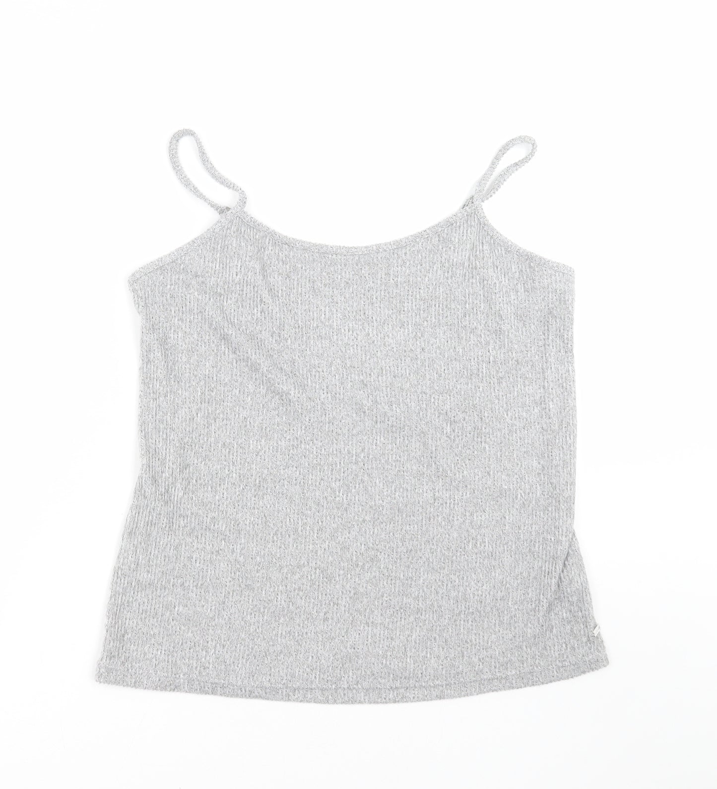 F&F Womens Grey Striped  Camisole T-Shirt Size L
