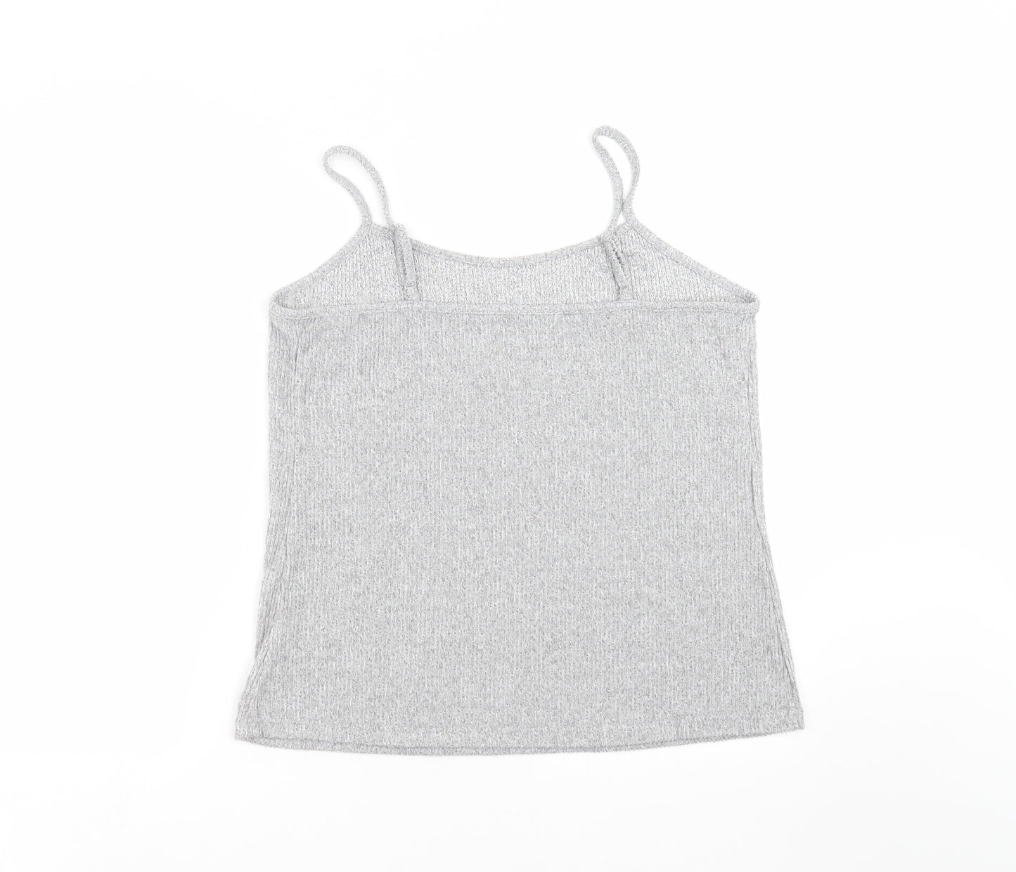 F&F Womens Grey Striped  Camisole T-Shirt Size L