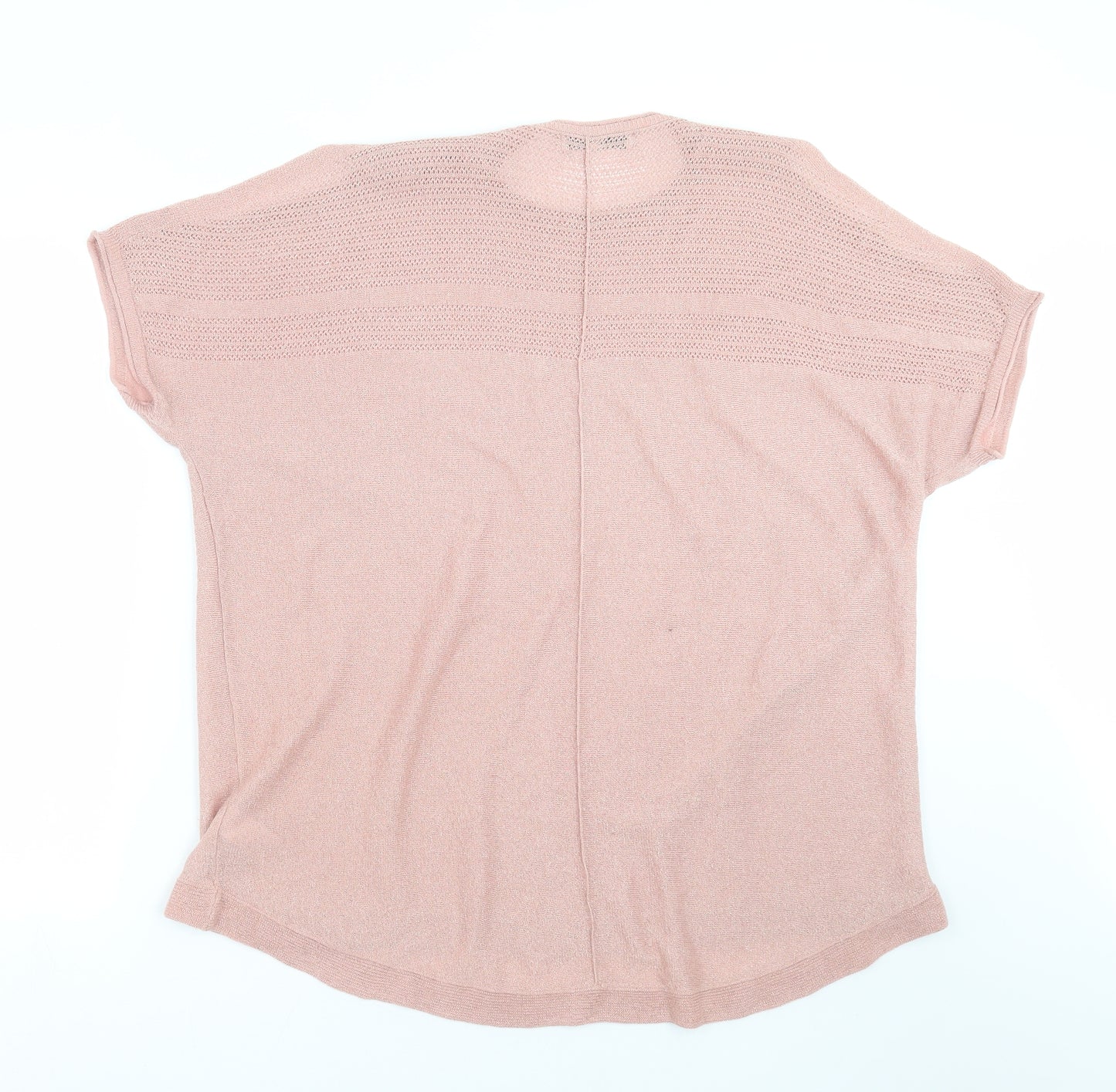 NEXT Womens Pink  Knit Pullover Jumper Size XL  - cold Shoulder
