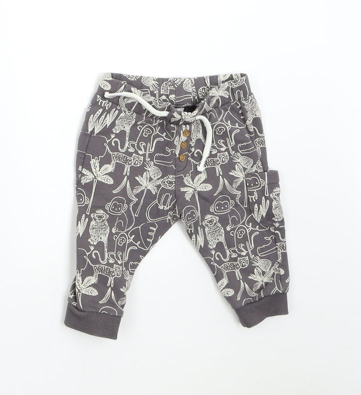 M&S Baby Grey Sweatpants Trousers Size 3-6 Months
