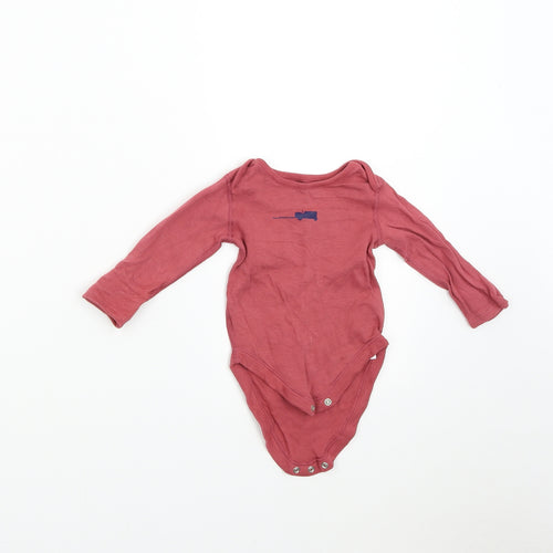 M&S Baby Red   Babygrow One-Piece Size 3-6 Months