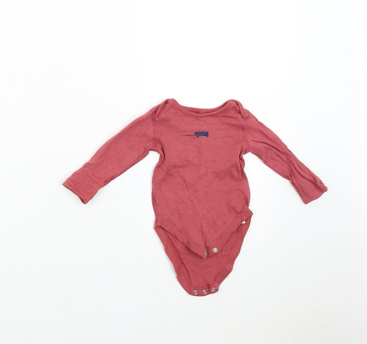 M&S Baby Red   Babygrow One-Piece Size 3-6 Months