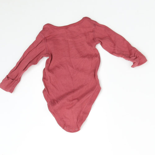 M&S Baby Red   Babygrow One-Piece Size 3-6 Months