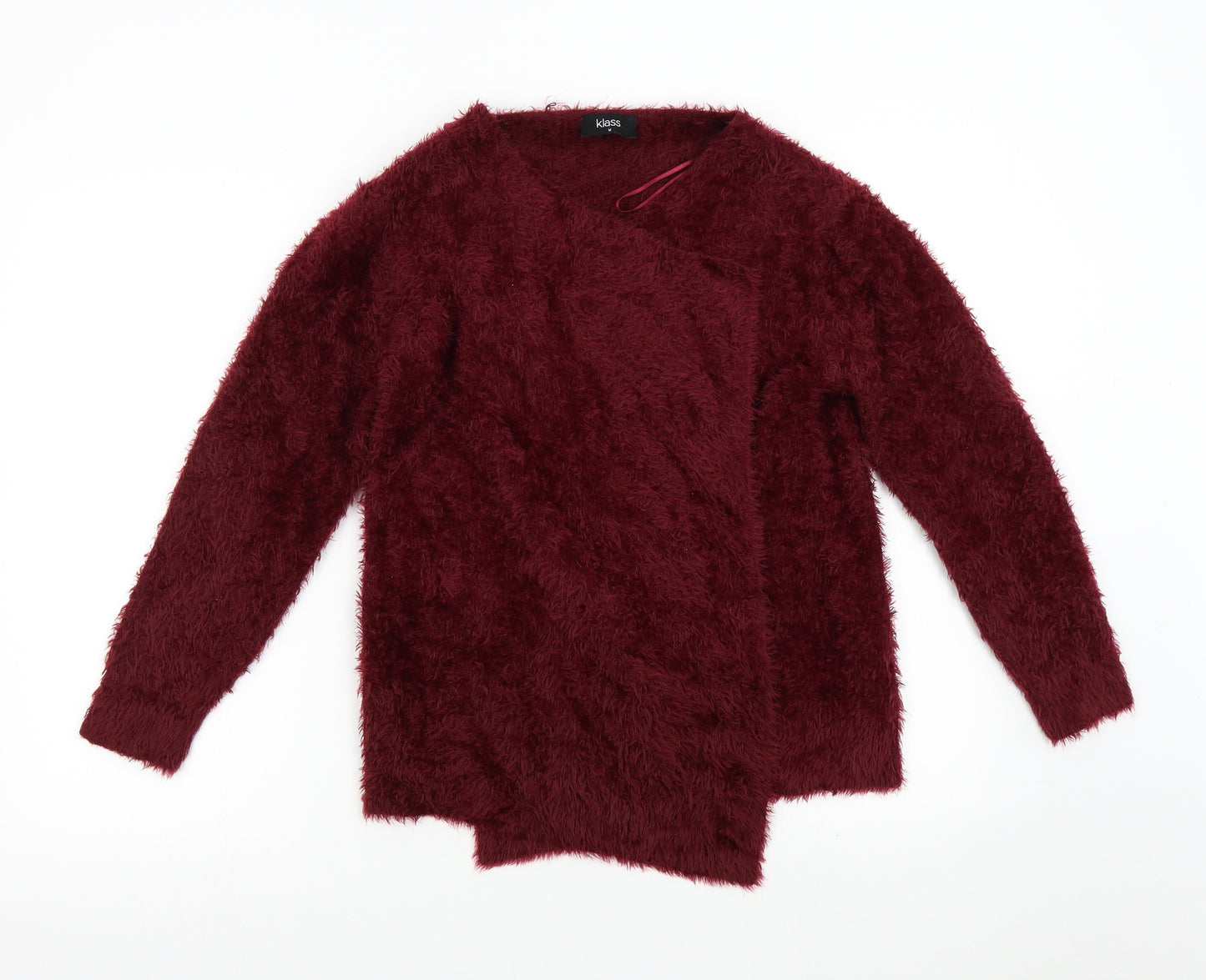 Klass Womens Red   Cardigan Jumper Size M
