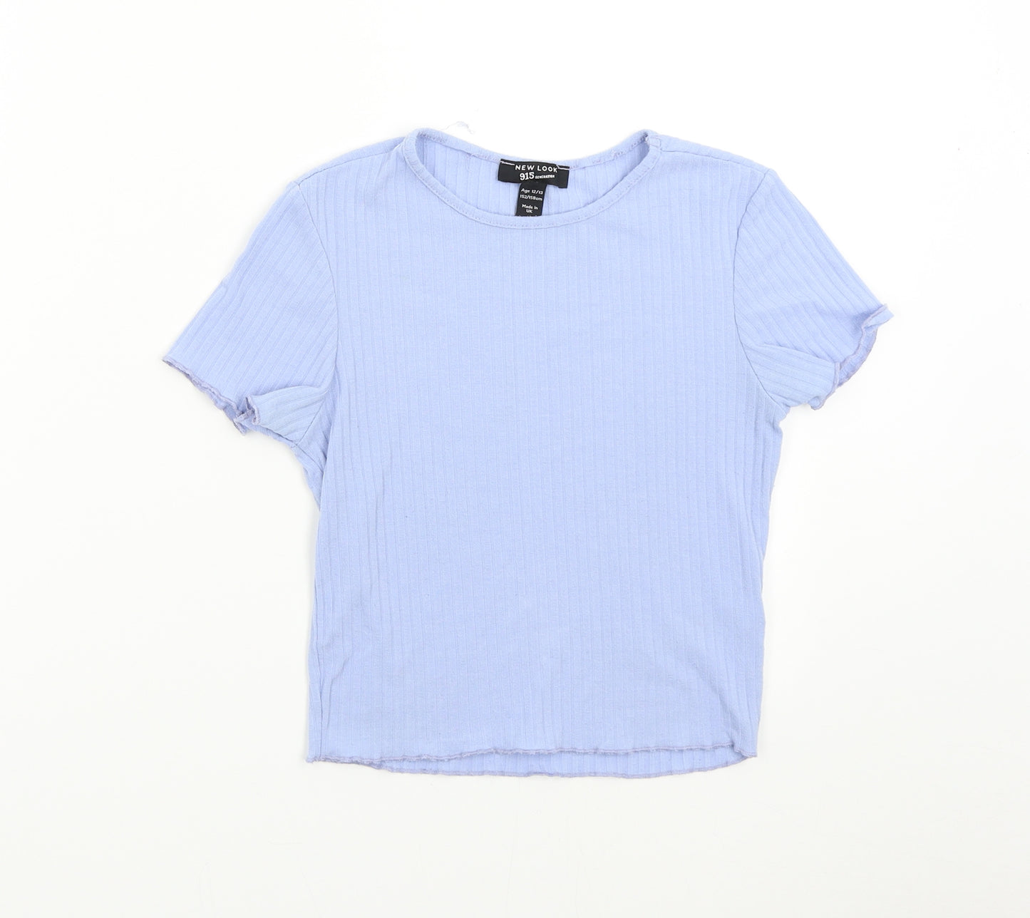 New Look 915 Girls Blue   Basic T-Shirt Size 12-13 Years