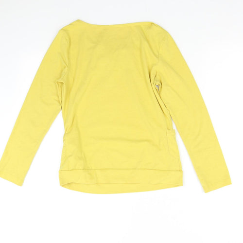 Winny Womens Yellow   Basic T-Shirt Size M
