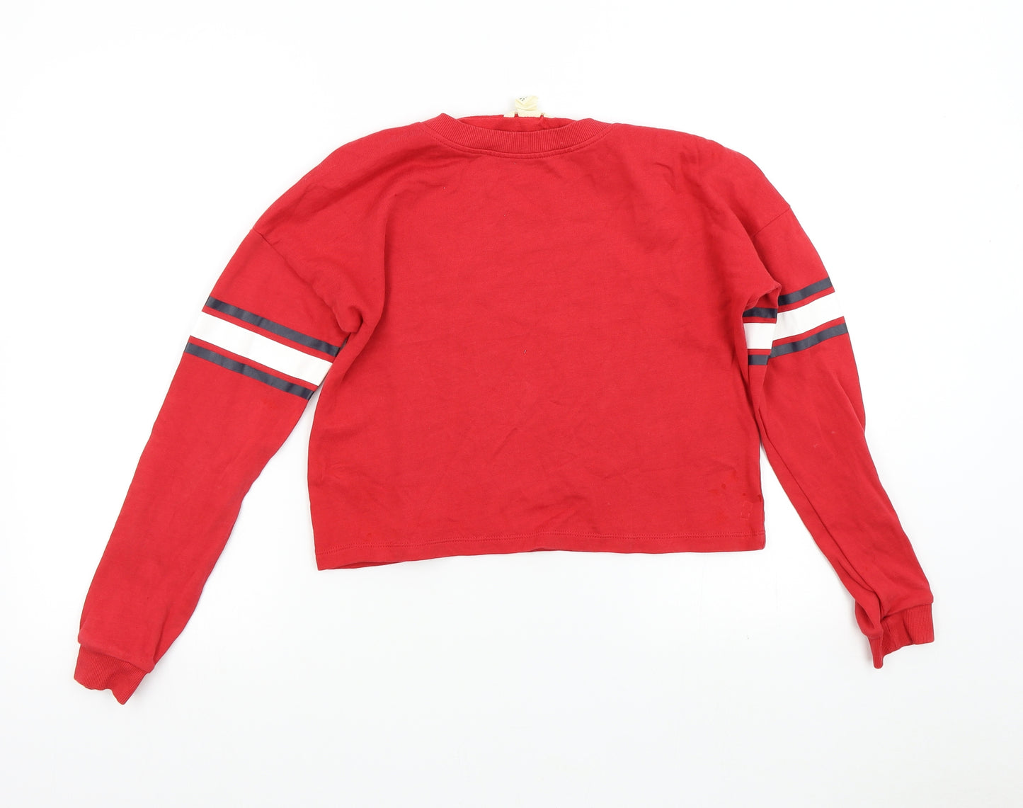 H&M Girls Red   Pullover Sweatshirt Size 13 Years