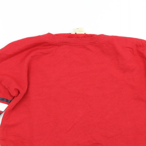 H&M Girls Red   Pullover Sweatshirt Size 13 Years