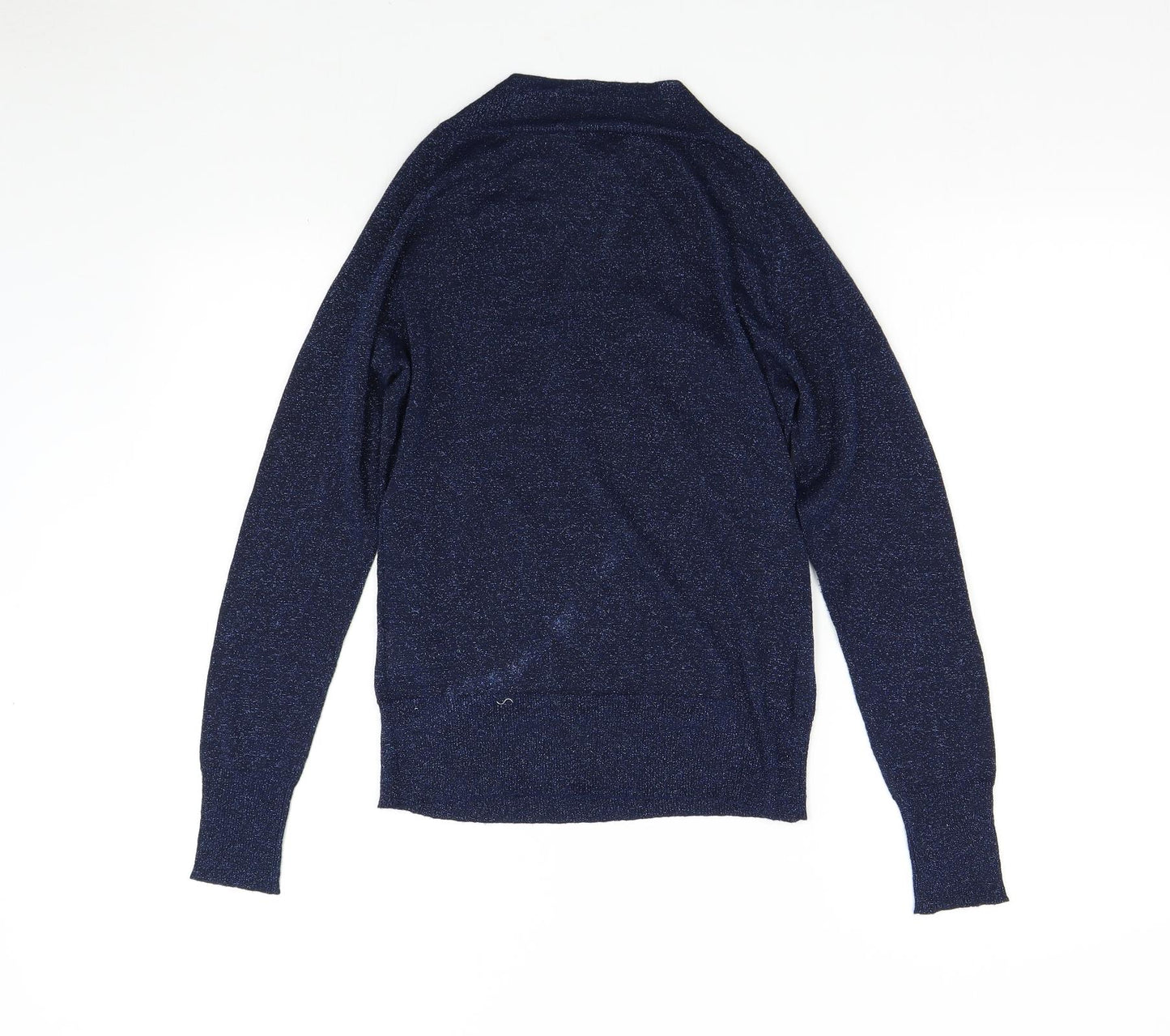 Reflections Womens Blue  Knit Pullover Jumper Size M
