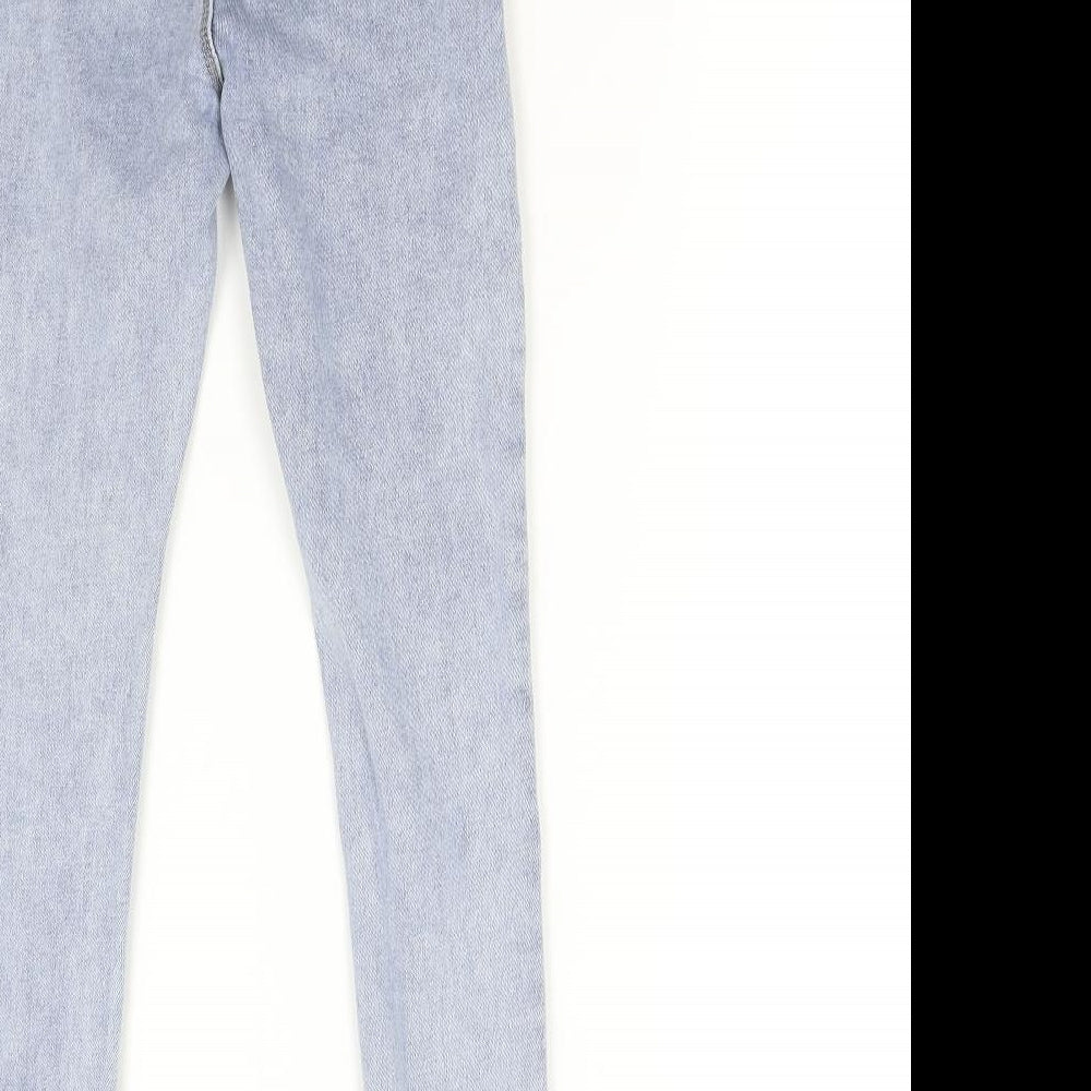 Pretty Little Thing Womens Blue  Denim Skinny Jeans Size 4 L27 in