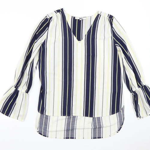 NEXT Womens Multicoloured Striped  Tunic Blouse Size 10