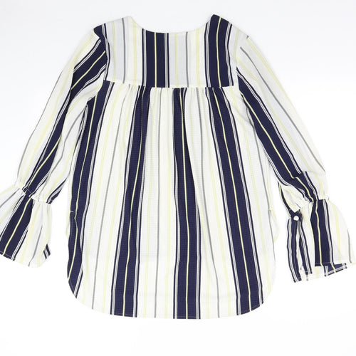 NEXT Womens Multicoloured Striped  Tunic Blouse Size 10