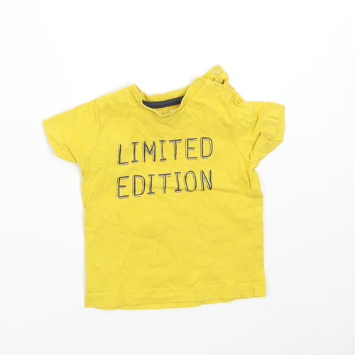 Nutmeg Baby Yellow   Basic T-Shirt Size 6-9 Months