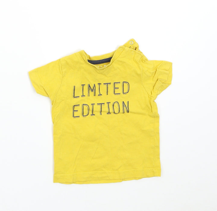 Nutmeg Baby Yellow   Basic T-Shirt Size 6-9 Months