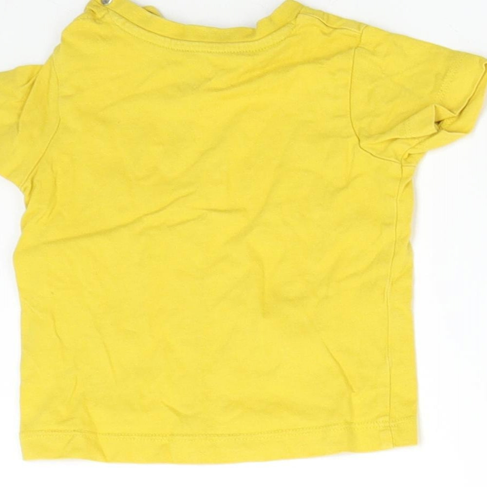 Nutmeg Baby Yellow   Basic T-Shirt Size 6-9 Months