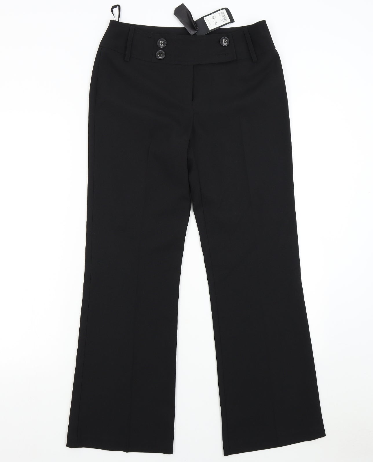 New Look Womens Black   Trousers  Size 10 L29 in