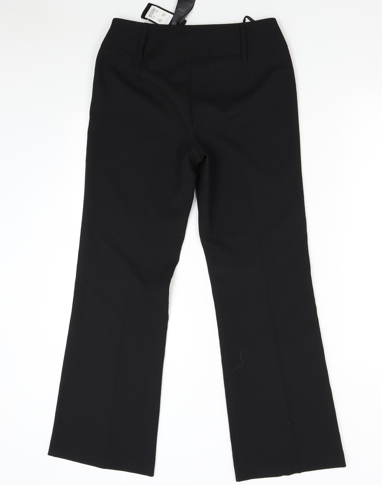 New Look Womens Black   Trousers  Size 10 L29 in