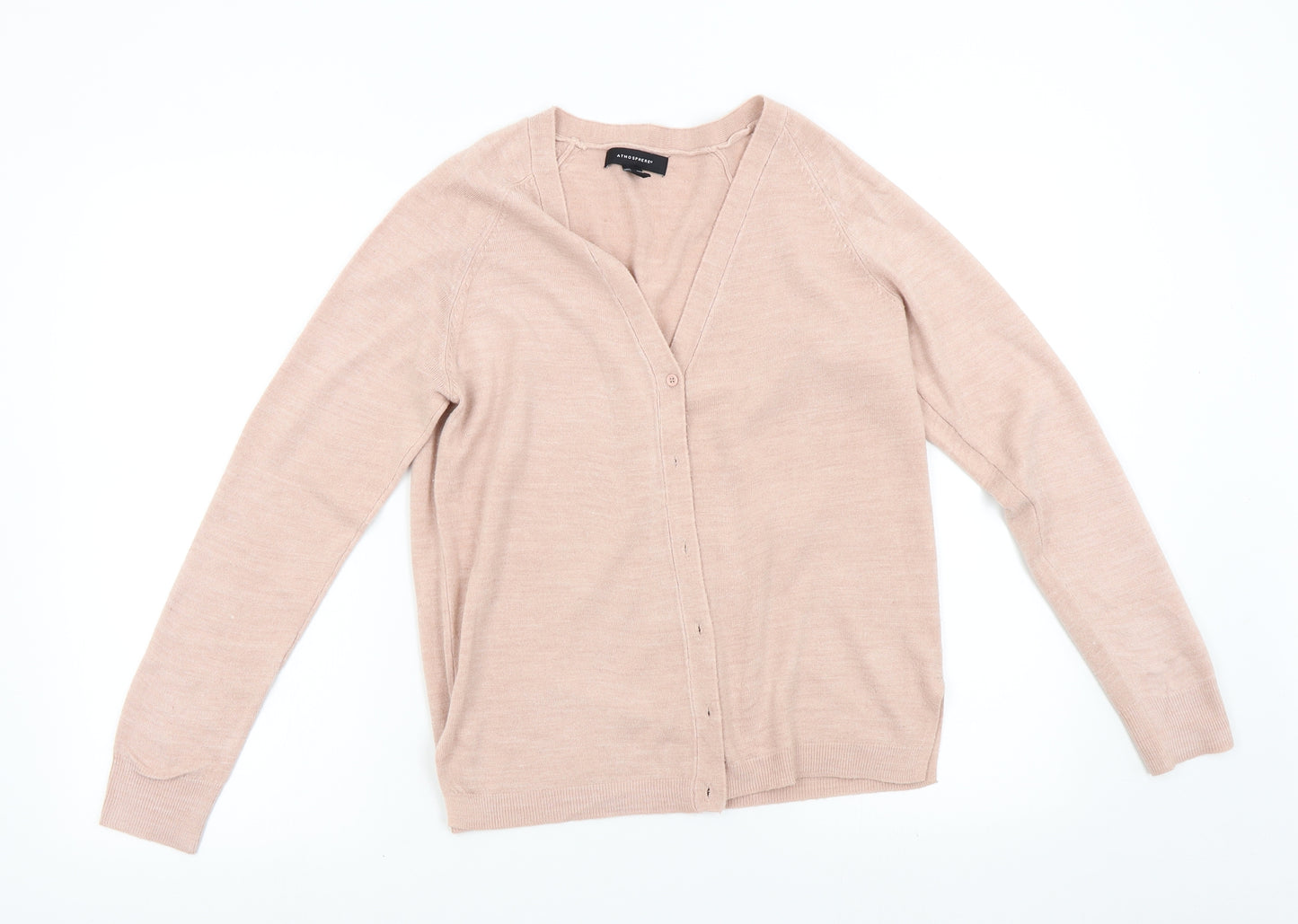 Primark Womens Pink  Knit Cardigan Jumper Size 12