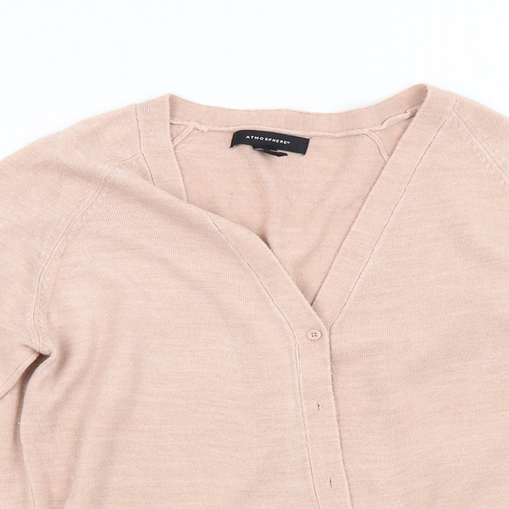 Primark Womens Pink  Knit Cardigan Jumper Size 12