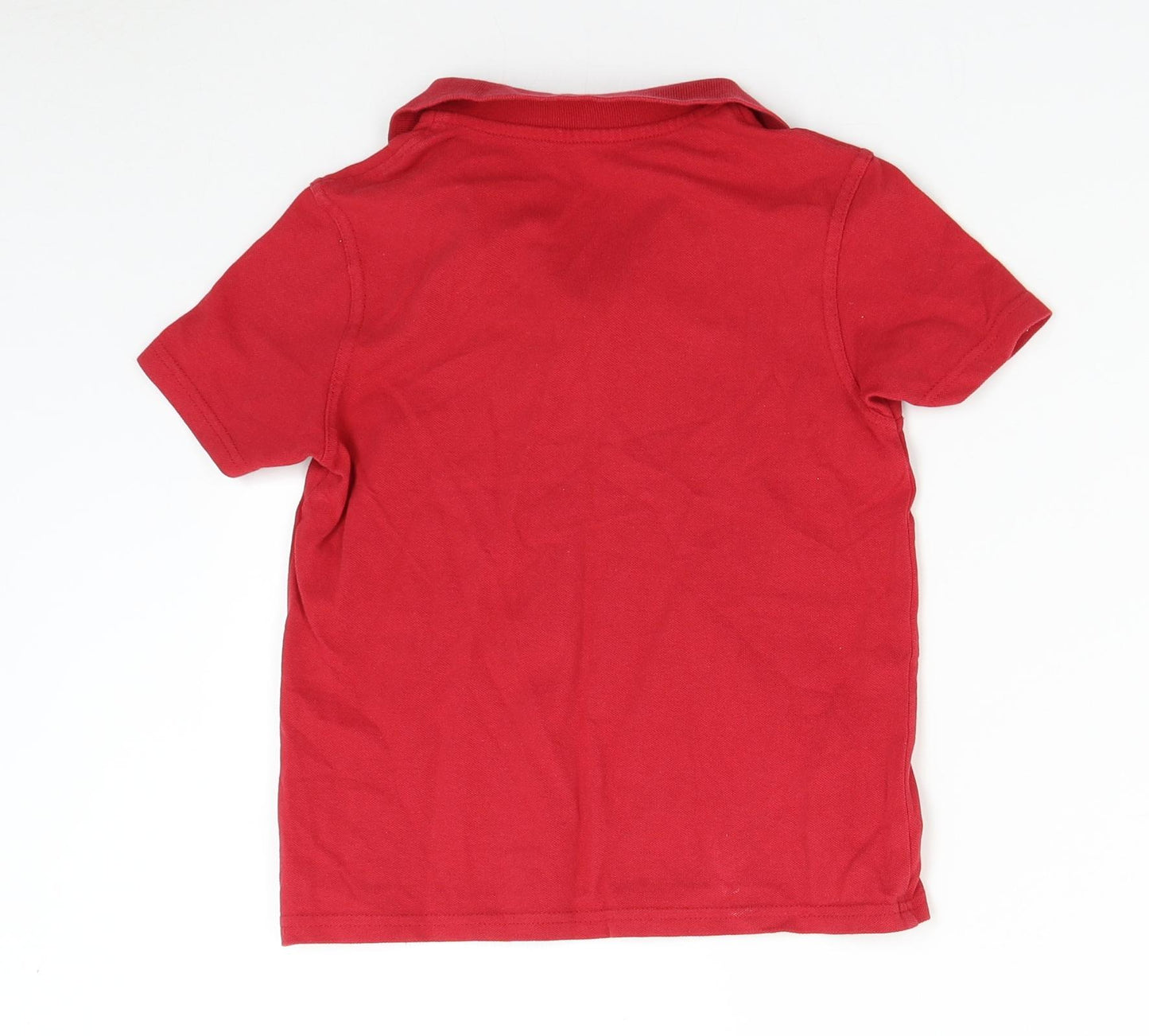 George Boys Red   Basic Polo Size 7-8 Years