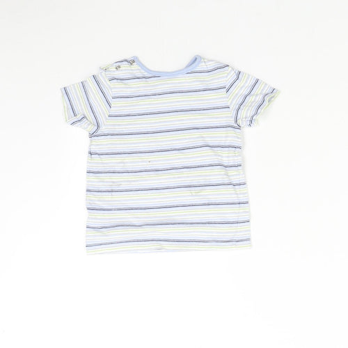 Matalan Boys Multicoloured Striped  Basic T-Shirt Size 9-10 Years