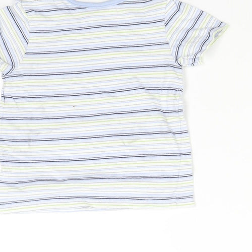 Matalan Boys Multicoloured Striped  Basic T-Shirt Size 9-10 Years