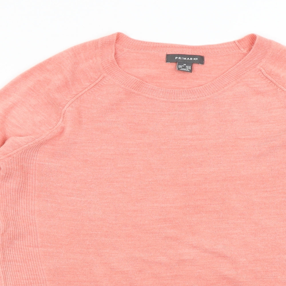 Primark Womens Pink  Knit Pullover Jumper Size 12