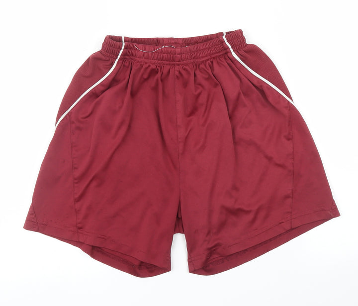 Preworn Boys Purple Sweat Shorts Size 8 Years