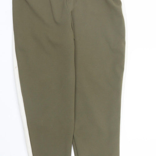PRETTYLITTLETHING Womens Green   Sweatpants Trousers Size 8 L27 in