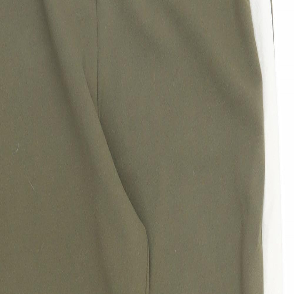 PRETTYLITTLETHING Womens Green   Sweatpants Trousers Size 8 L27 in