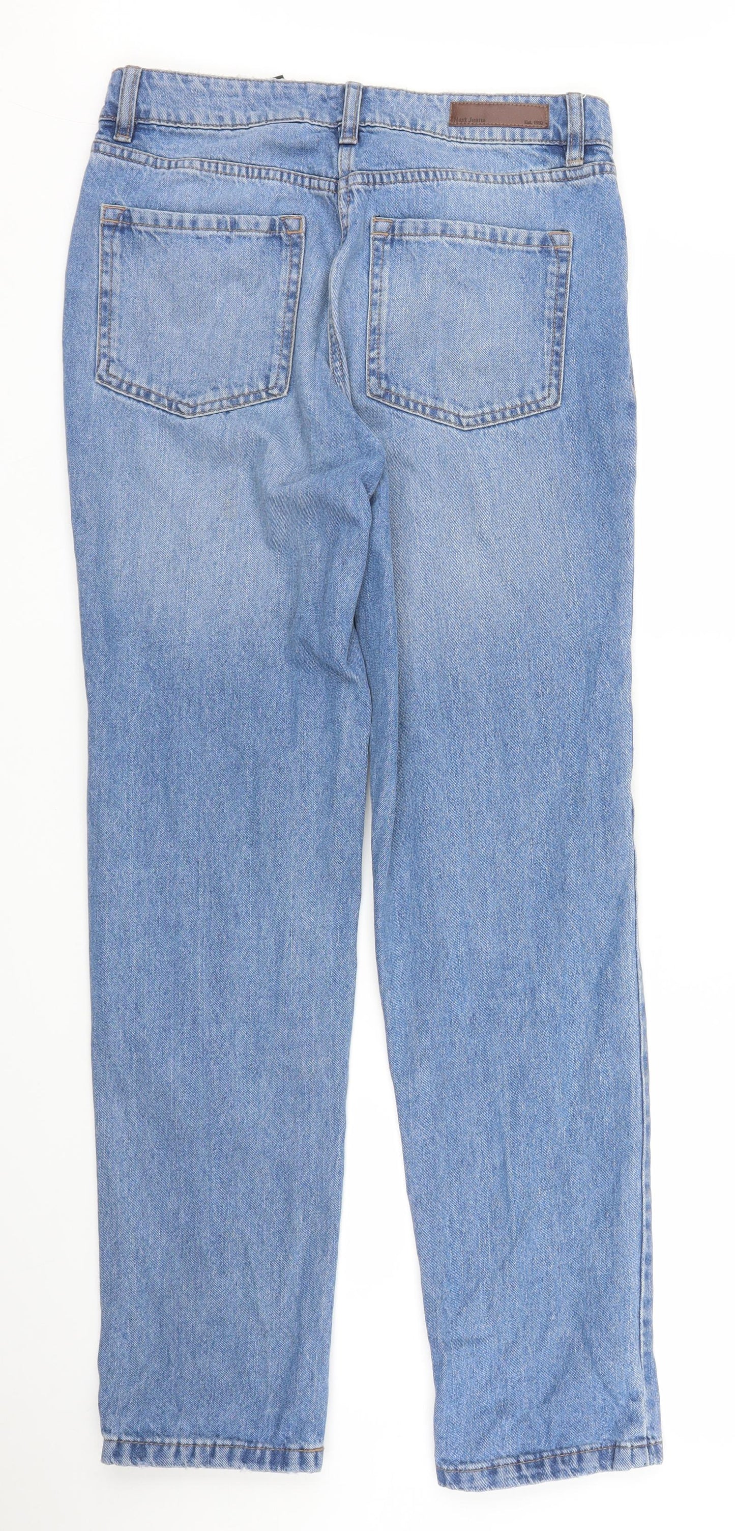 NEXT Womens Blue  Denim Boyfriend Jeans Size 8 L30 in