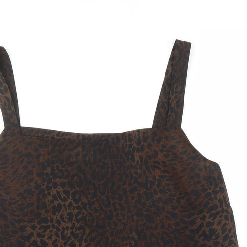 Roman Womens Beige Animal Print  Camisole Blouse Size 20  - Leopard print
