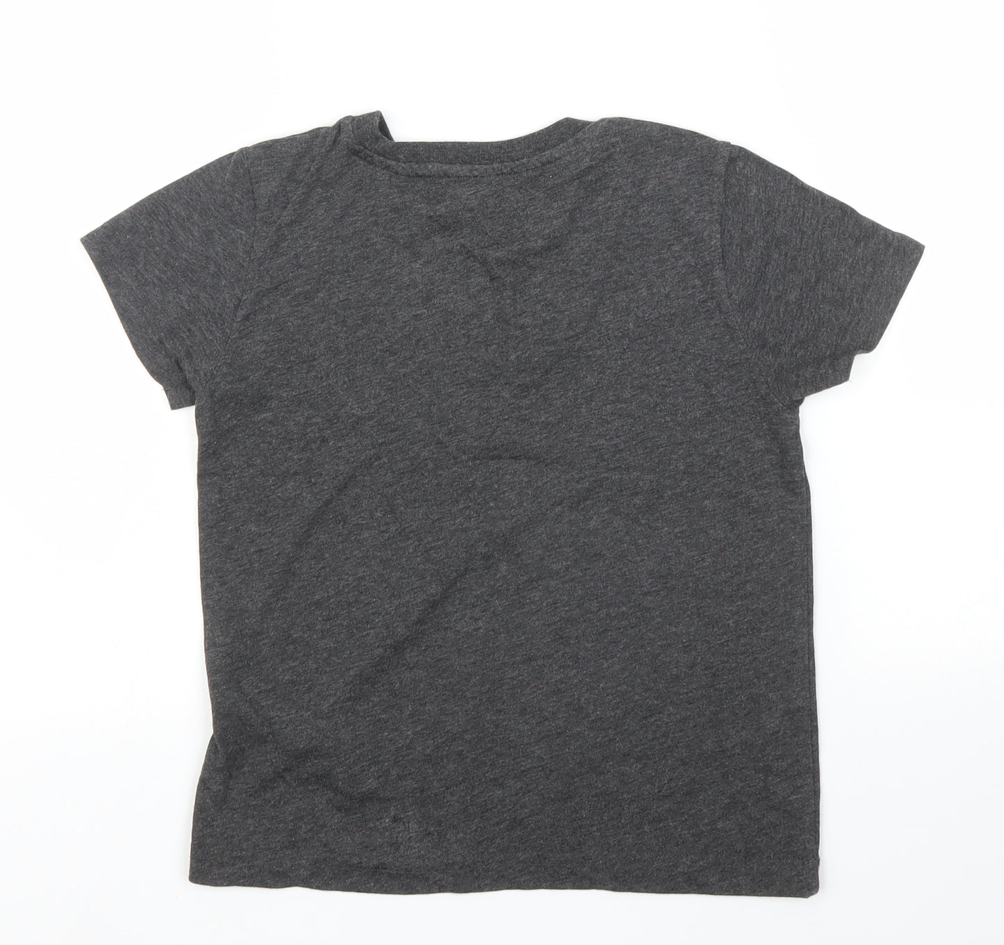 Primark Boys Grey   Basic T-Shirt Size 5 Years
