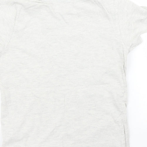 Primark Boys Beige  Rayon Basic T-Shirt Size 5 Years