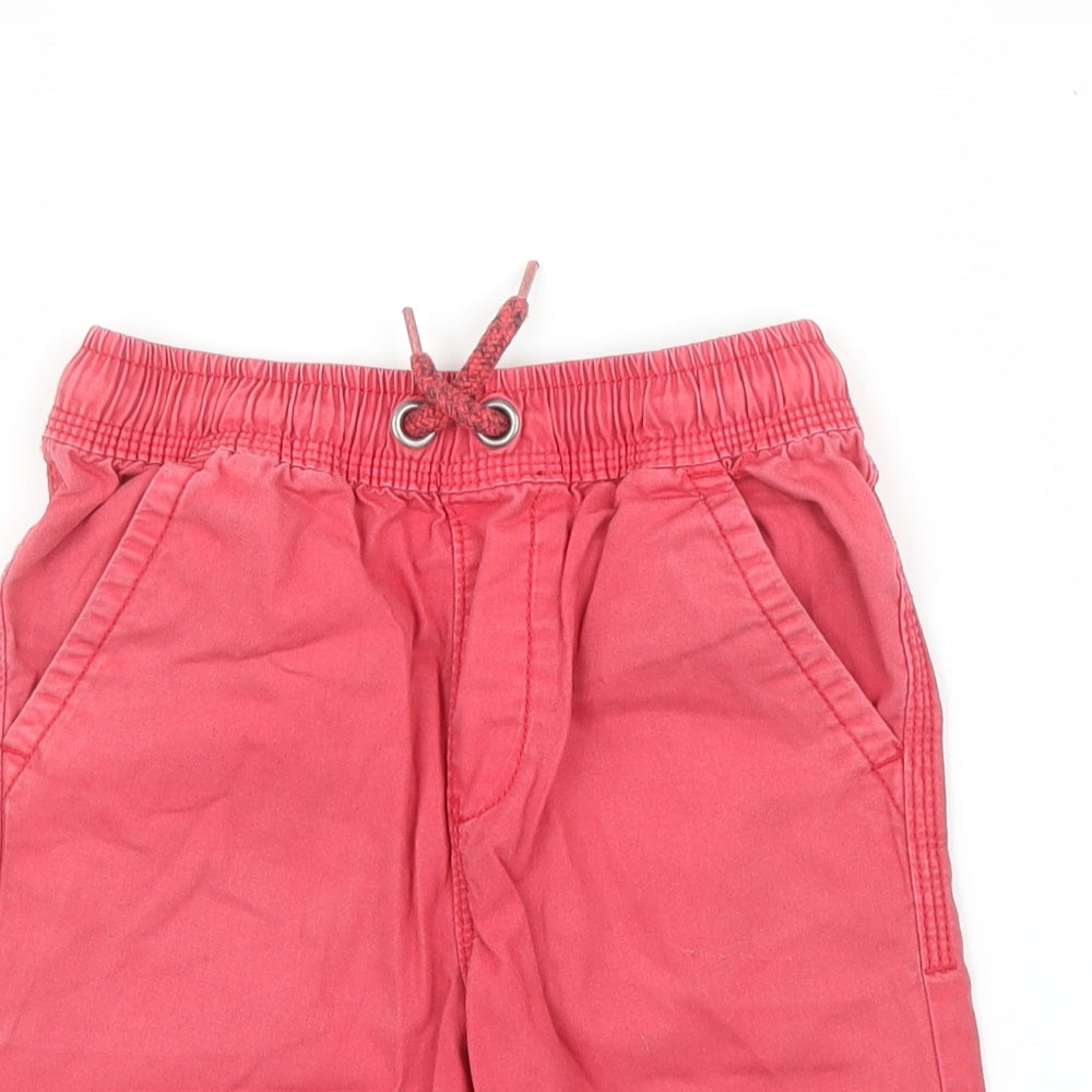 George Boys Red   Bermuda Shorts Size 4 Years