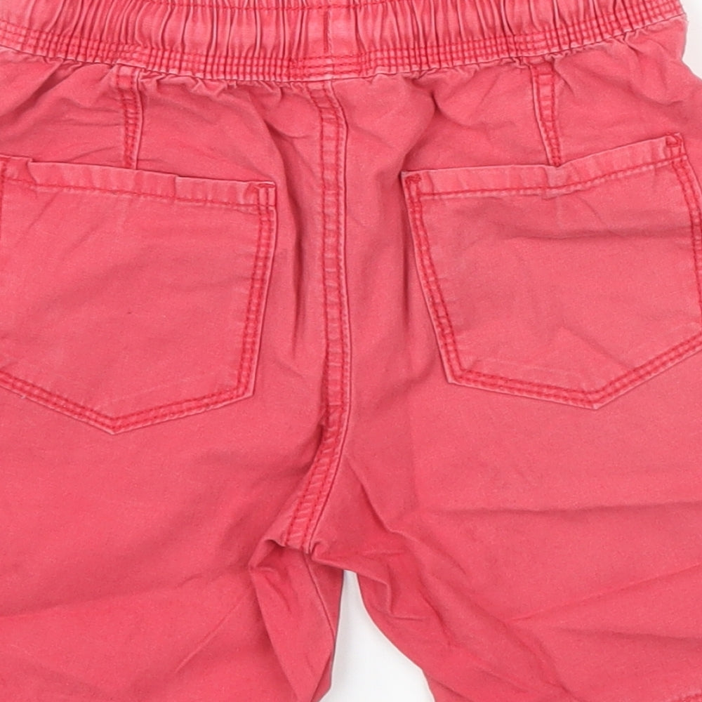 George Boys Red   Bermuda Shorts Size 4 Years
