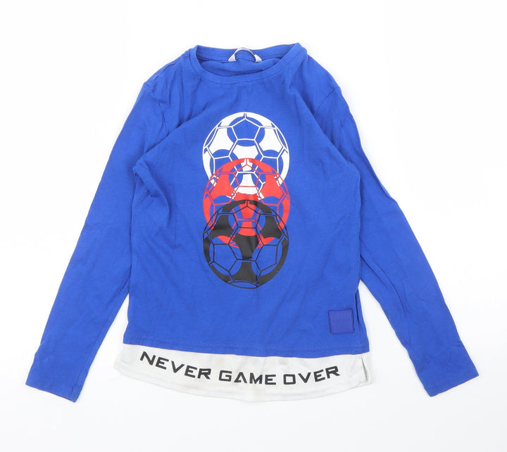 Pep&Co Boys Blue   Basic T-Shirt Size 6 Years