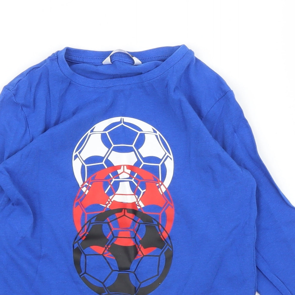 Pep&Co Boys Blue   Basic T-Shirt Size 6 Years